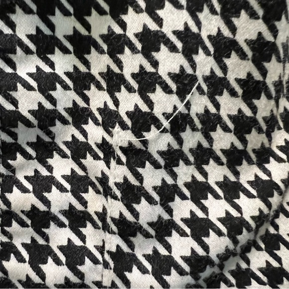 Puff sleeve houndstooth button up shirt - Picture 9 of 10